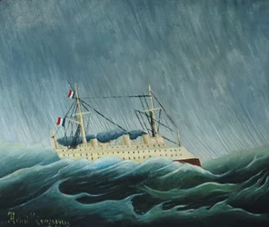 嵐に包まれた船、1899年頃（309521も参照）